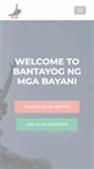 Mobile Screenshot of bantayog.org